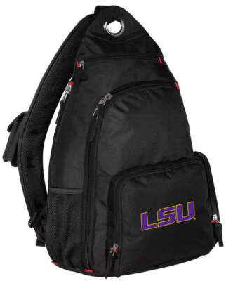 LSU Tigers Sling Backpack   Official Tigers Crossbody Bag