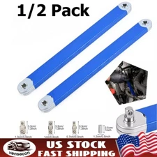 3/8" Offset Extension Wrench Set Socket Ratchet Spanner Extender with Adapters