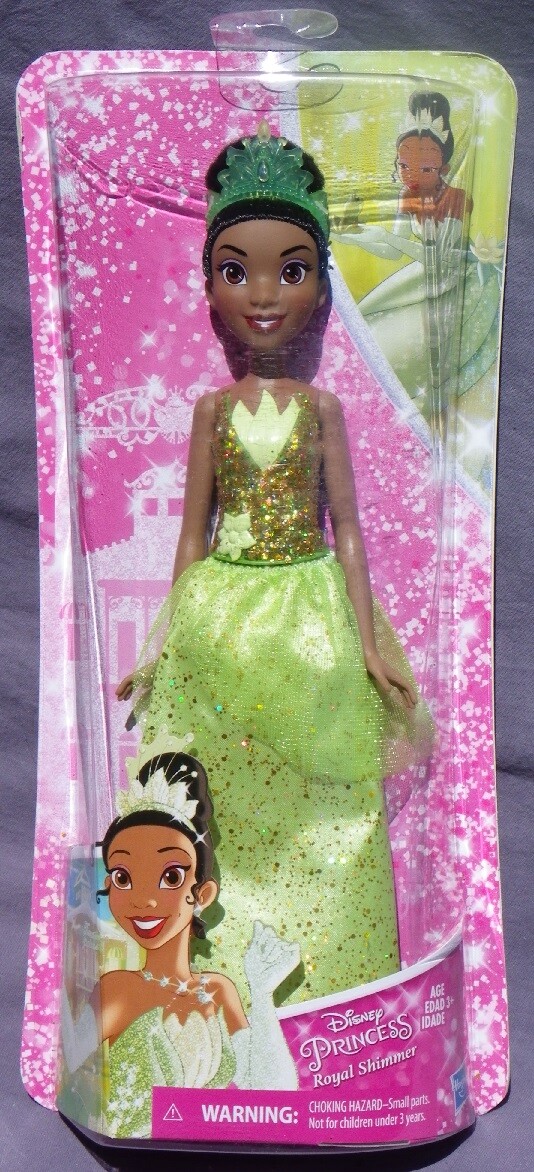 TIANA ROYAL SHIMMER Princess Disney robe verte couronne NEW poupée
