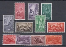 FERNANDO PO SPAIN - ESPAÑA YEAR 1961 COMPLETE YEAR SET WITH ALL THE STAMPS MNH