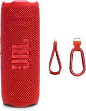 JBL Flip 7 Portable Waterproof Bluetooth Speaker (Red)