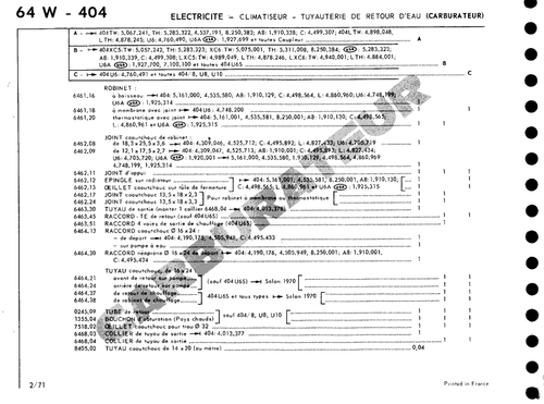 Joint torique 12,1 x 17,5 - 2,7 robinet chauffage Peugeot 403 404 2ème montage - Picture 8 of 8