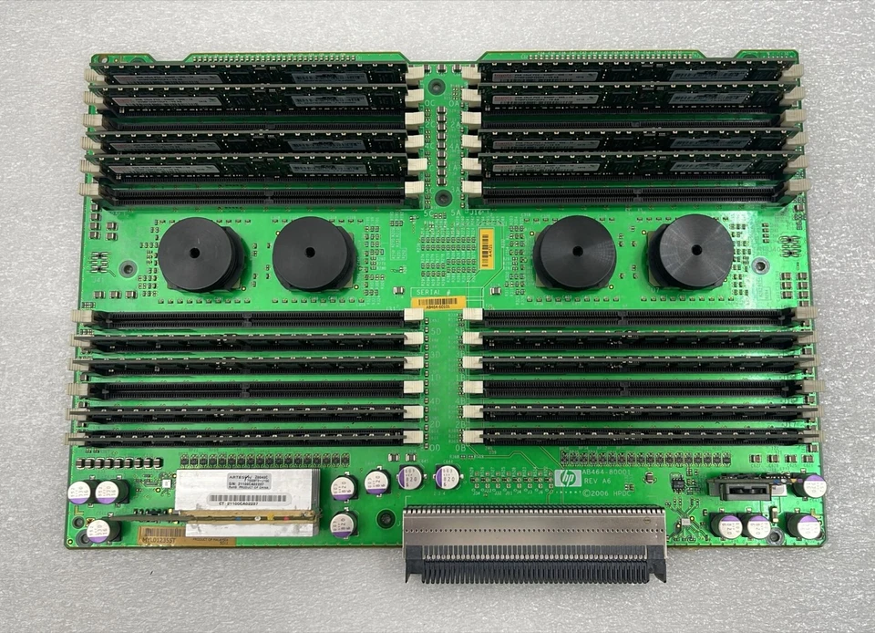 HP AB464-60101 Memory Carrier Board 24-Slot W/ 16 Hynix 2GB 1Rx4 PC2-5300p - Image 2 of 4