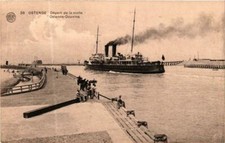 CPA AK Ostende - Depart de la malle Ostende-Douvres SHIPS (763063)