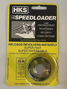 HKS 29-M 0.44 Spec Mag 6 Round Speed Loader S&W 29 629 Colt Revolver New On Card