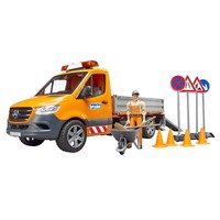Bruder Mb Sprinter Kommunal 02677 Mit Light & Sound Modul Fahrer ZubehöR 1:16