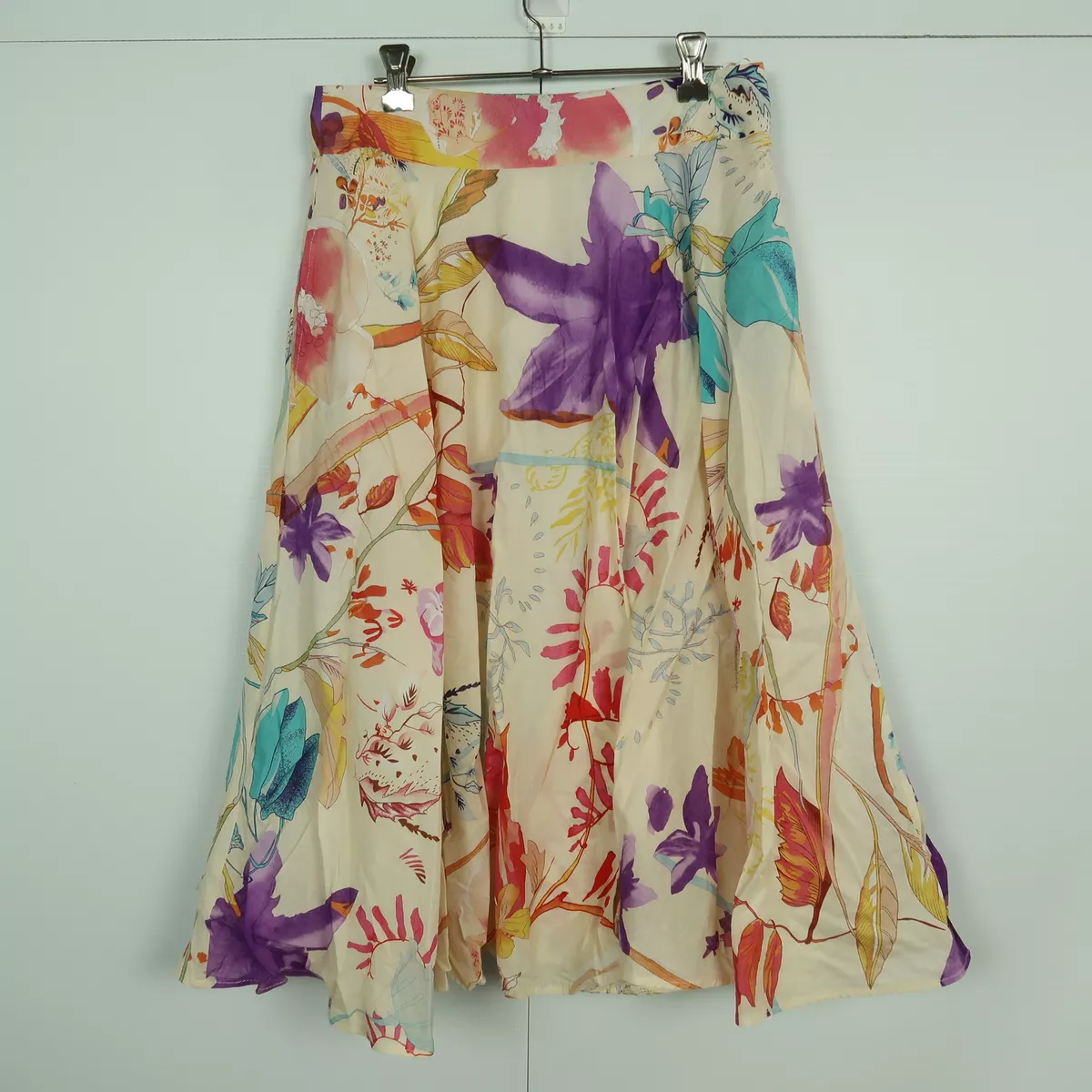 Truworths Womens Maxi Skirt Size 32 Multicoloured Beige Floral A
