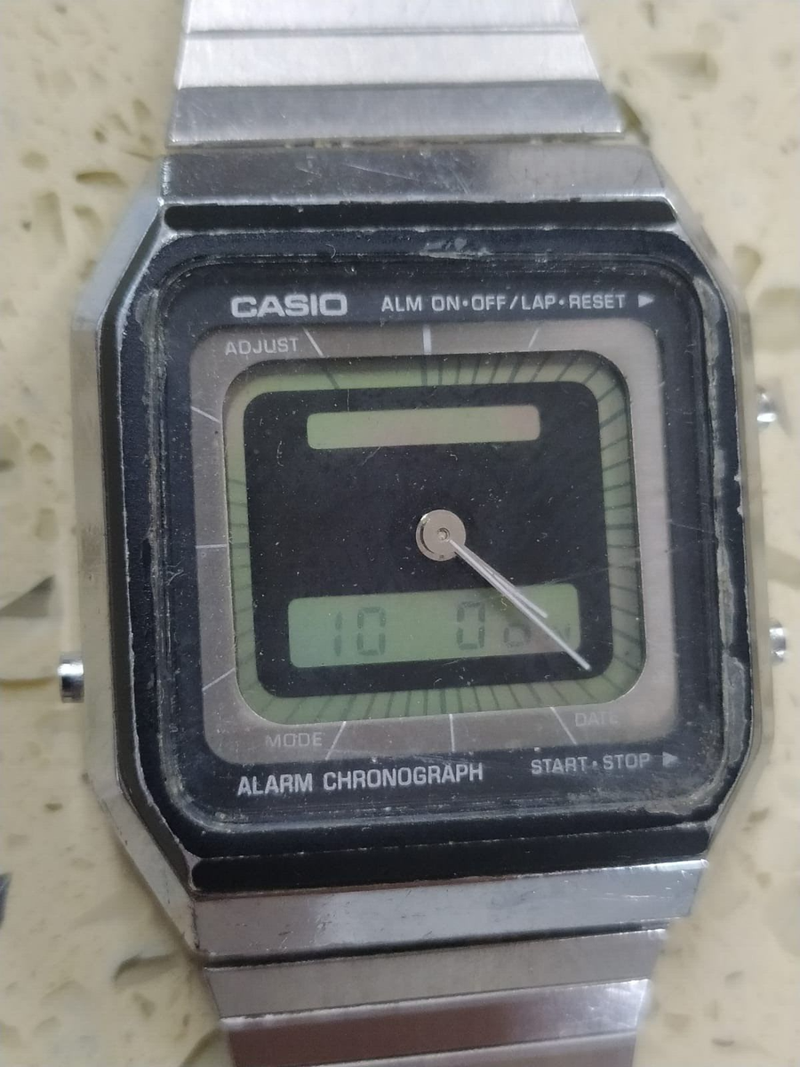 CASIO aq-11 デジタル稼働 VINTAGE CASIO AQ-11 (301) LCD ANALOG DIGITAL Working for Repair | eBay