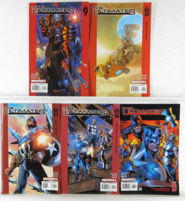 THE ULTIMATES #9-13 * Marvel Comics Lot * 2002 - 9 10 11 12 13
