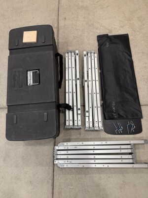 Da-lite Fast Fold Screen Kit 69'' x 120'' Dual Vision with Road Case