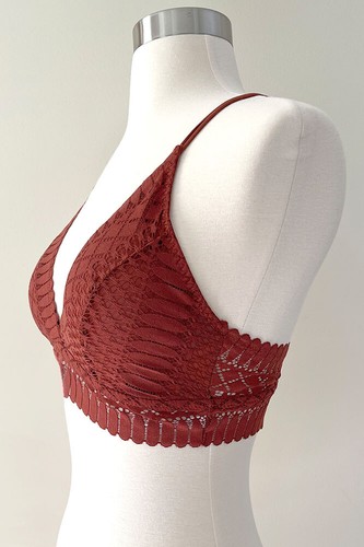 Anemone Women's Sexy Comfortable Lace Wireless Stretch Bra Bralette Top S-XXL - Picture 192 of 252