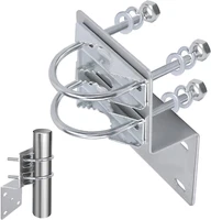 Pole Mounting Bracket Antenna Mount Heavy Duty Antenna Pole Mount Kit Outdoor