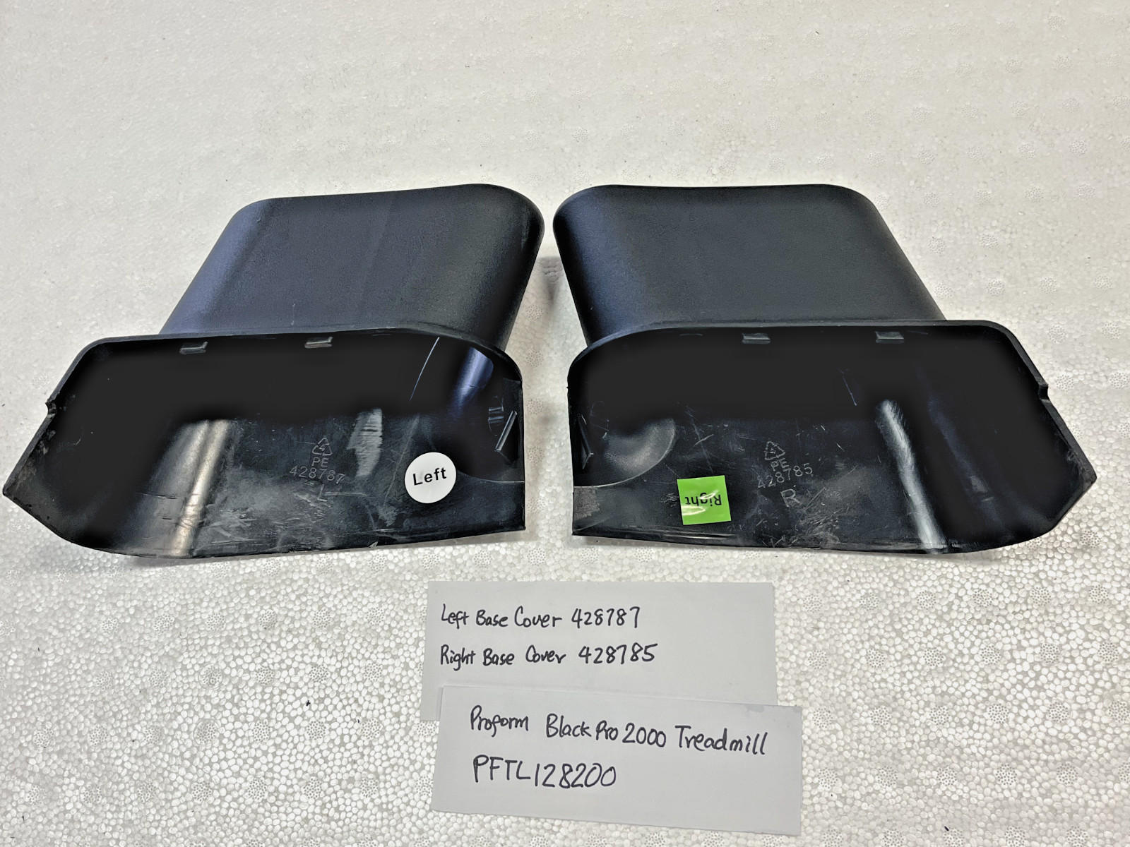 Base Covers 428787 Left & 428785 Right for ProForm Pro 2000 PFTL128200 Treadmill