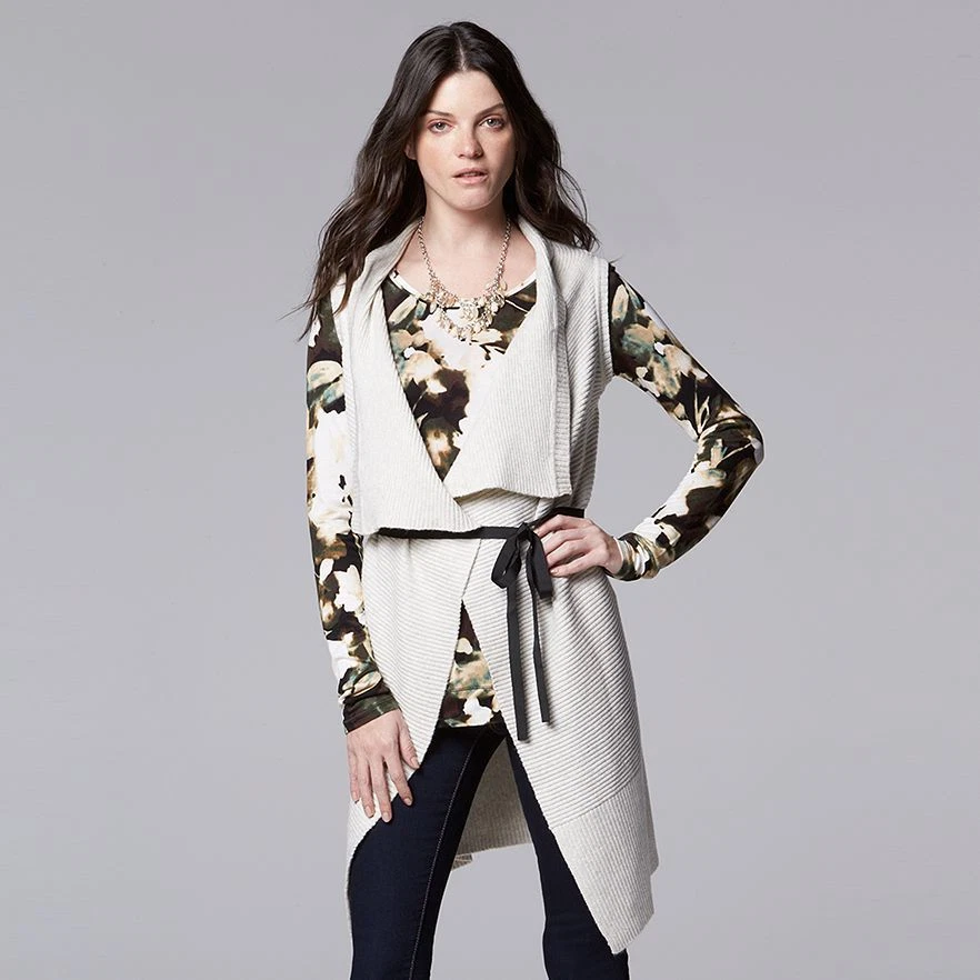 Vera wang flyaway cardigan cheap