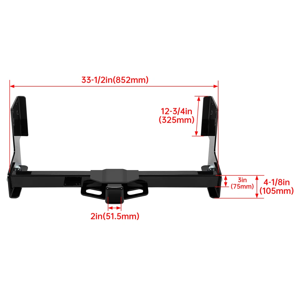 拖车牵引挂适用于 Freightliner 梅赛德斯-奔驰 Sprinter 2500 3500 2007-2024 — 第 2/4 张图片