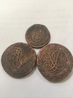 1760-1761  Russian Lot 2 Kopecs And Moneta Sibirisn  — photo 1