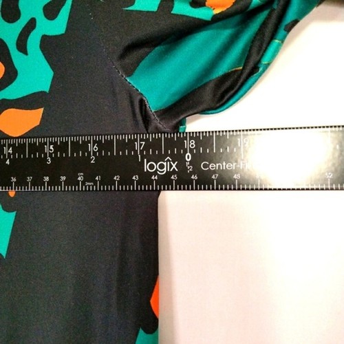 LILY Kleid Damen klein schwarz grün seidig Oversize Pullover Hippie Boho bunt - Bild 6 von 8
