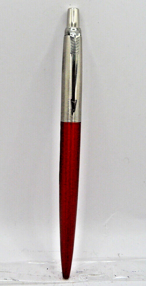 Parker Jotter 125th Anniversary Ball Pen-metallic red barrel-new