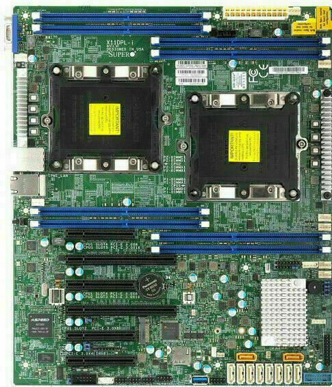 X11DPL-i Supermicro Motherboard Dual Socket LGA 3647 C621 ATX Mainboard  140W TDP