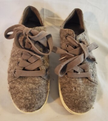 EILEEN FISHER Women's Size CLIFTON GRAY FELT WOOL