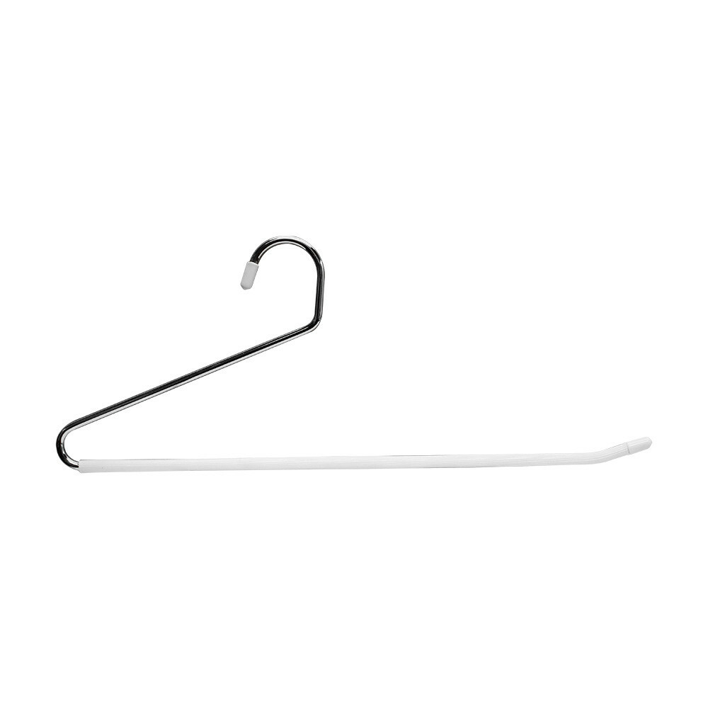 Chrome Slack Hangers Metal Open End Pants Hanger NonSlip 100 PC 15