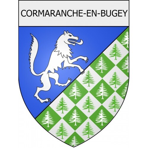 Autocollant Ville Ambérieu-en-Bugey (01) - Format Plaque, Angles Droits, Neuf