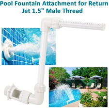 Waterfall Pool Fountain Spray Adjustable Pool Fountain Pond Fountains Decor