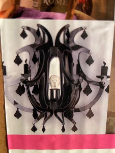 Slamp Ginetta Prisma Pendelleuchte Kronleuchter Schwarz Neu - Bild 6 von 8