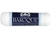 Dmc Baroque 100% Cotton Crochet 416yd White on sale Dmc Baroque 100% Cotton Crochet 416yd White on sale