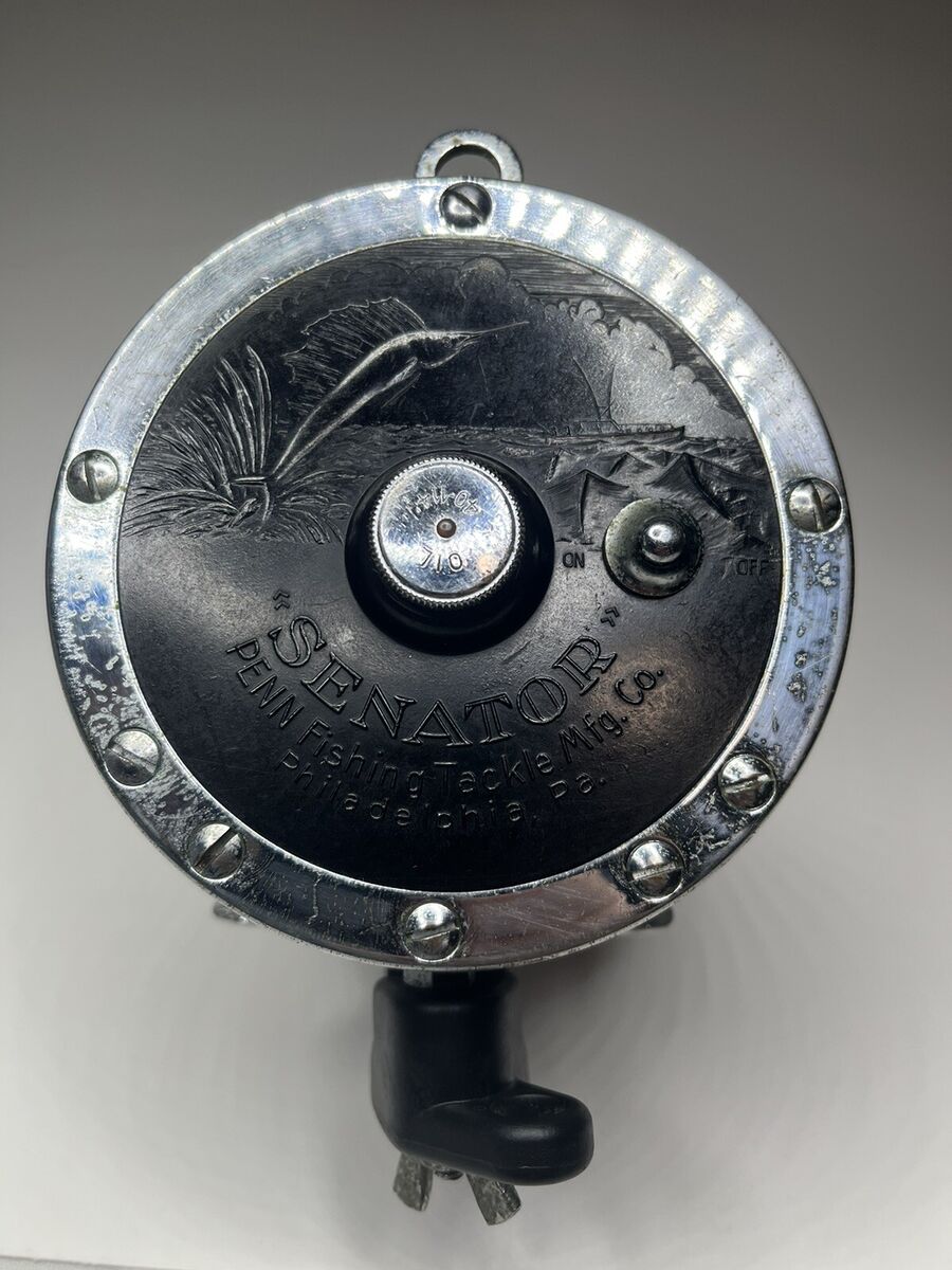 Penn Senator 114 6/0 Fishing Reel - Wood Grain Handle | eBay Penn Senator 114 6/0 Fishing Reel - Wood Grain Handle | eBay