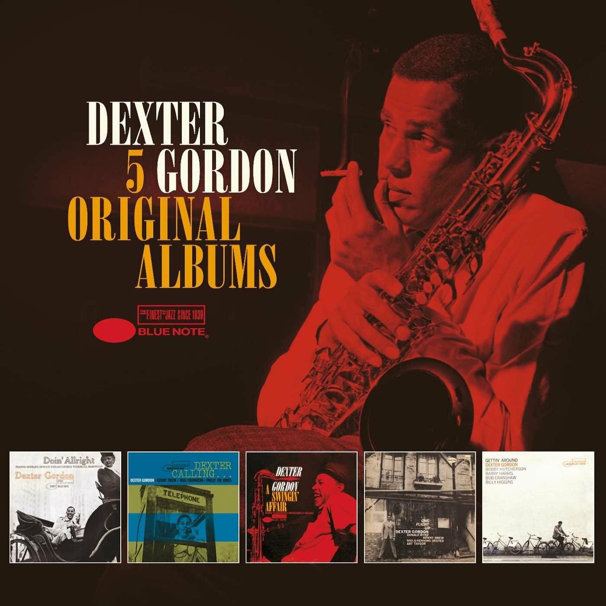 DEXTER GORDON 5 Original Albums BLUE NOTE Universal 5CD Box
