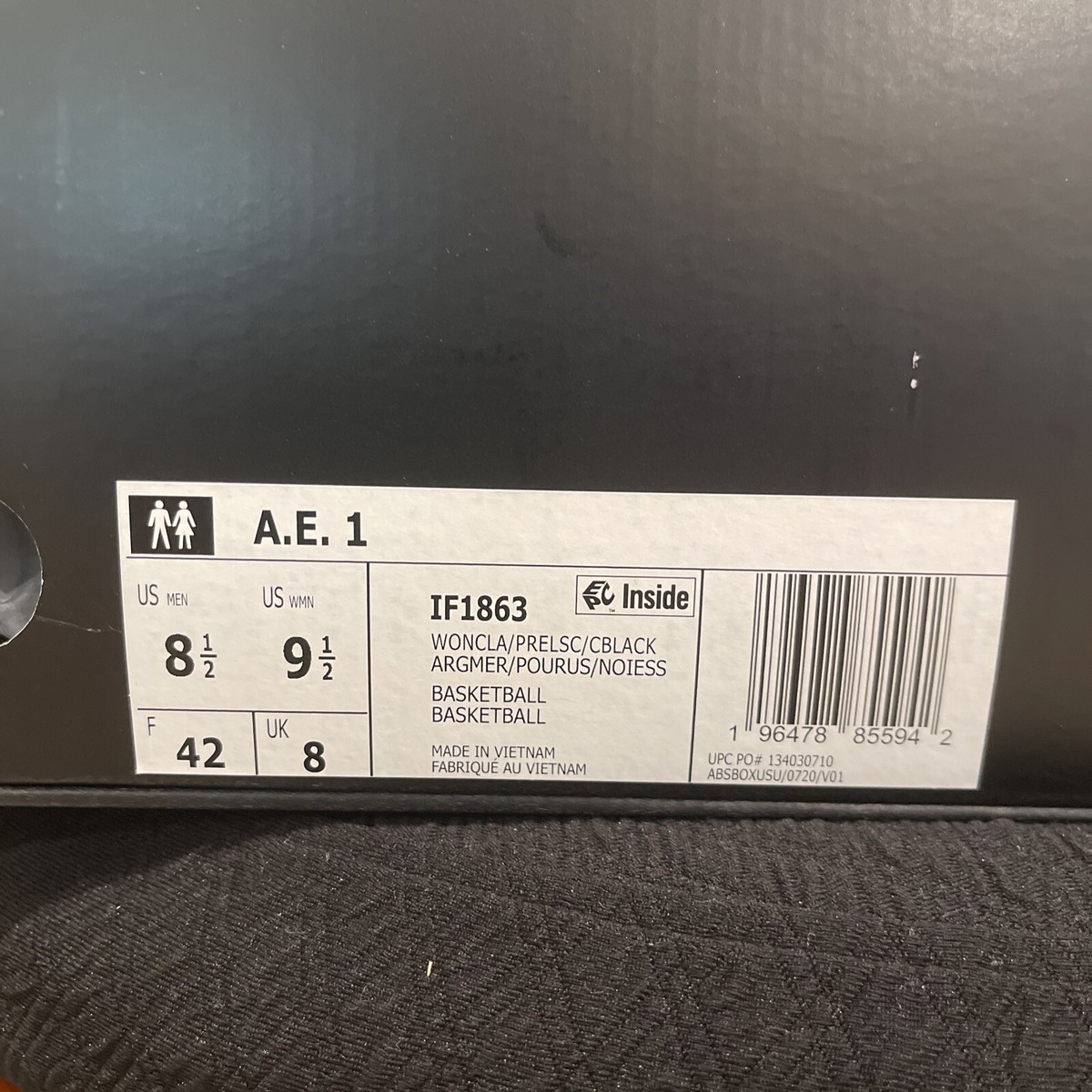 シューズ(男性用) AE1 iron ric 28cm Adidas A.E. 1 Georgia Red Clay Basketball Shoes IF1863 Men's