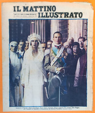 THE MARRIAGE OF THE SAVOY from IL MATTINO ILLUSTRATO R@R@ MAGAZINE EARLY 900-12141