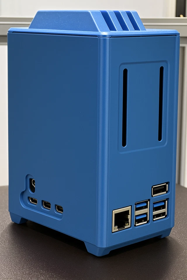 Raspberry pie 5 NAS enclosure case. - Image 2 of 4