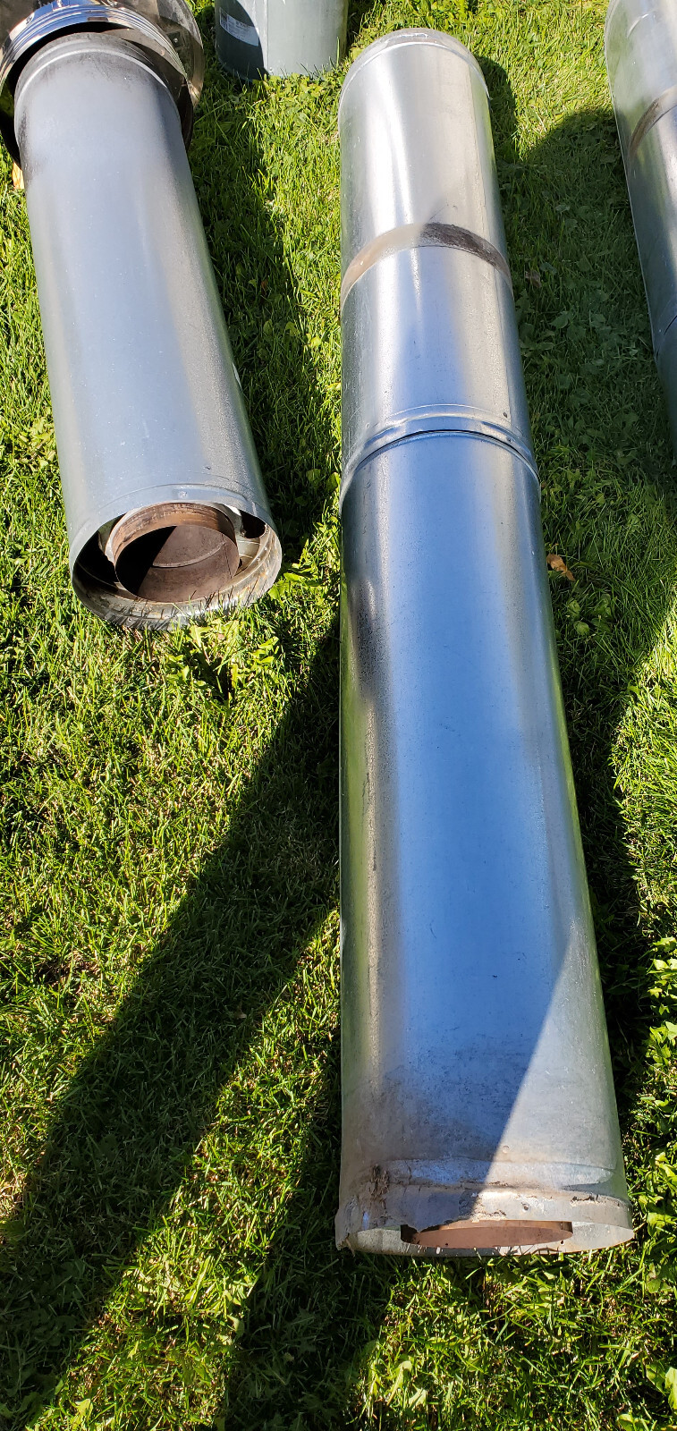 DuraVent Duravent 5x8 Direct Vent Galvanized Pipe 36" 18 Feet, Flue, 3