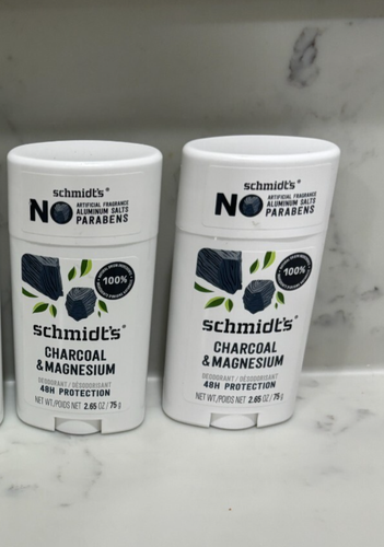 Schmidt's Charcoal & Magnesium Natural Deodorant Set of 2