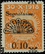 Italy 1921 stamps Fiume MH Sas 18 CV $44.00 181110291
