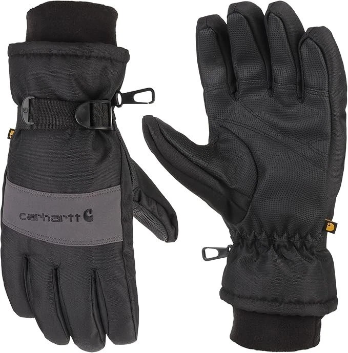 Carhartt Men's Waterproof Insulated Glove - Black, Size XL