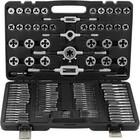 Tap and Die Set 110Pcs Metric Size M2 to M18 Bearing Steel Threading Tool