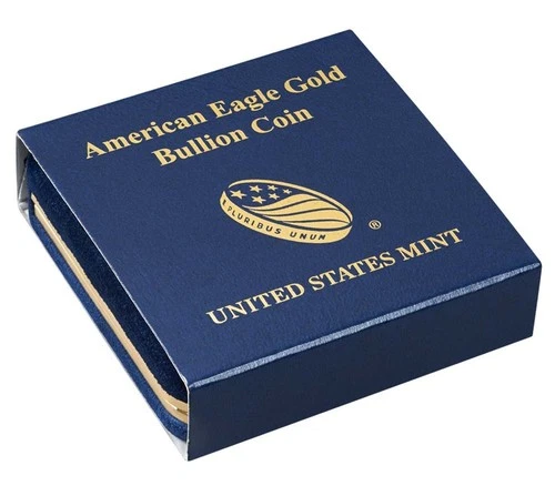 US Mint Presentation Case For 1/10 oz Gold American Eagle Coin Display Gift Box