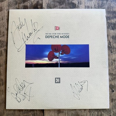 DEPECHE MODE Dave Gahan Fletch Signed Autograph Music For The Masses LP