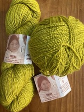 Mirasol Umina Alpaca/Wool Yarn 2 x 100g Shade 10011 Chartreuse Green