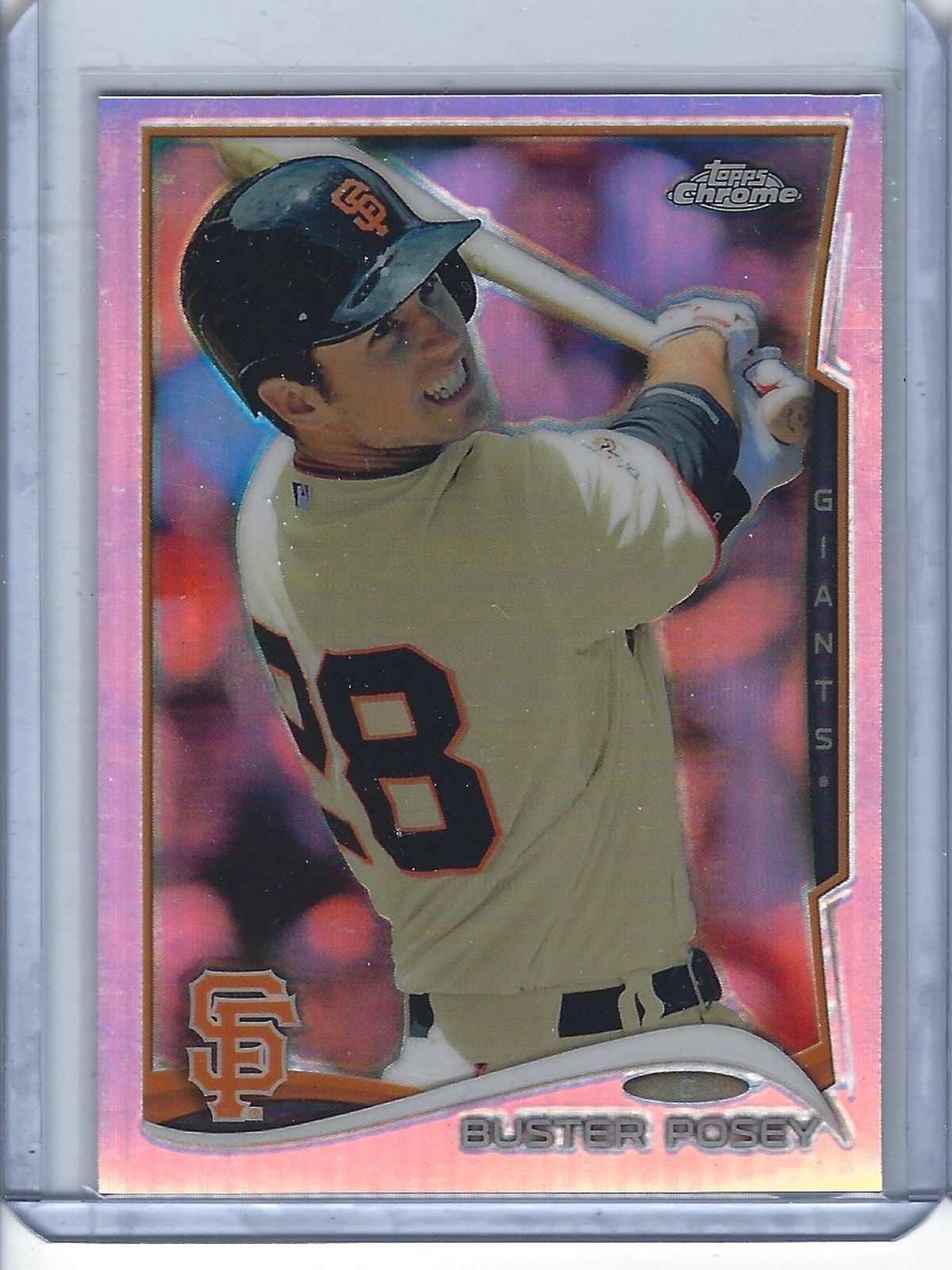 2014 Topps Chrome Buster Posey Refractor Parallel #152