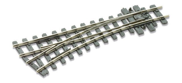 New Peco H0e Left Turnout 19.5° Code 80 (in Original Packaging) SL-E492