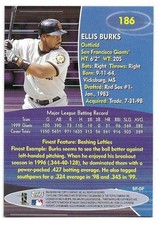 ELLIS BURKS 2000 TOPPS FINEST CARD NM-MT+ CONDITION