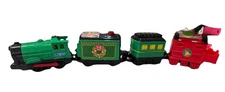 GeoTrax Christmas Toy Town Train Holiday **ONLY Lights up** No remote