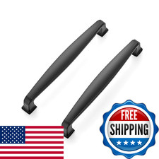 Ravinte 25 Pack Solid 5 Inch Cabinet Handles Matte Black Pulls For Kitchen
