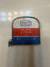 Proto VTG 1550 6' Tape Measure Looks & Works Great! Yellow Steel Tape