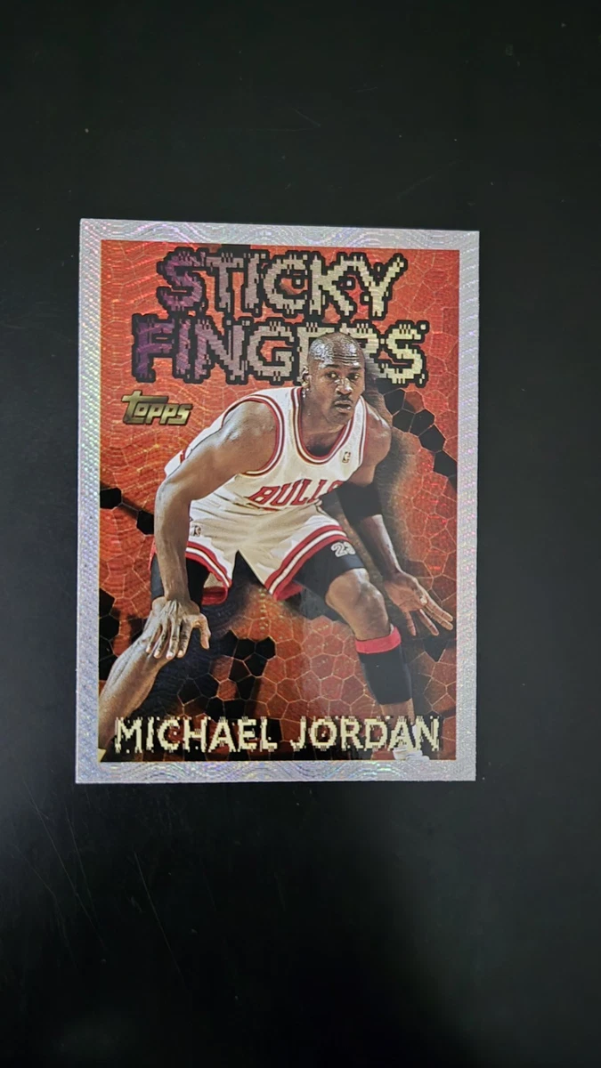 Michael Jordan 1996-97 Topps Chrome Season's Best Sticky