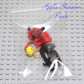 NEW Lego Ninjago Red SAMURAI X NINJA MINIFIG - Nya Female Minifigure 9448 9566